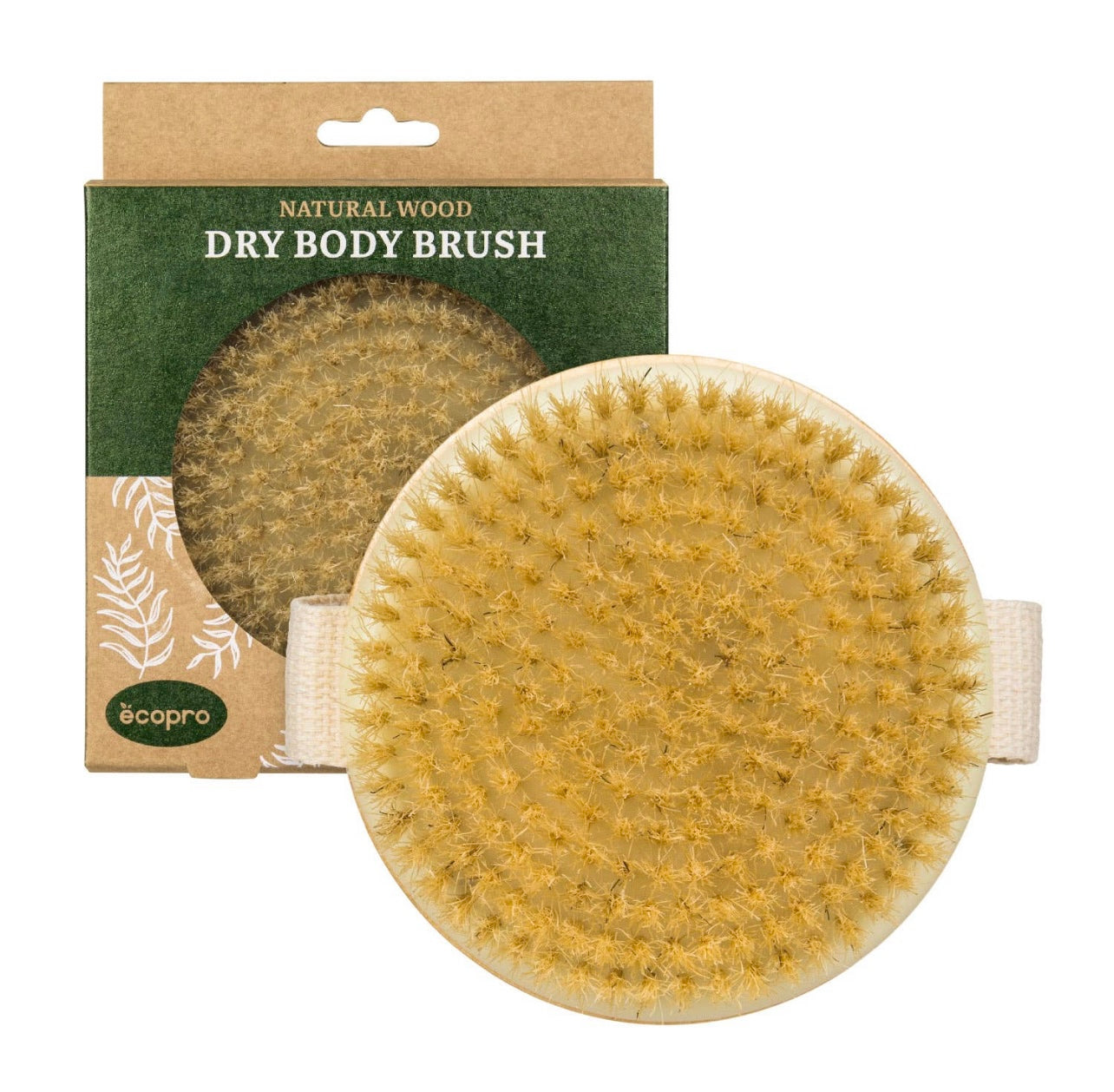 Ecopro Natural Wood Dry Body Brush