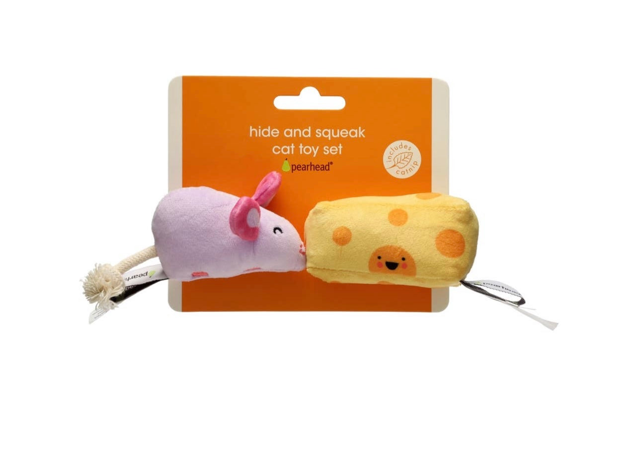 Mouse & Cheese Cat Toys