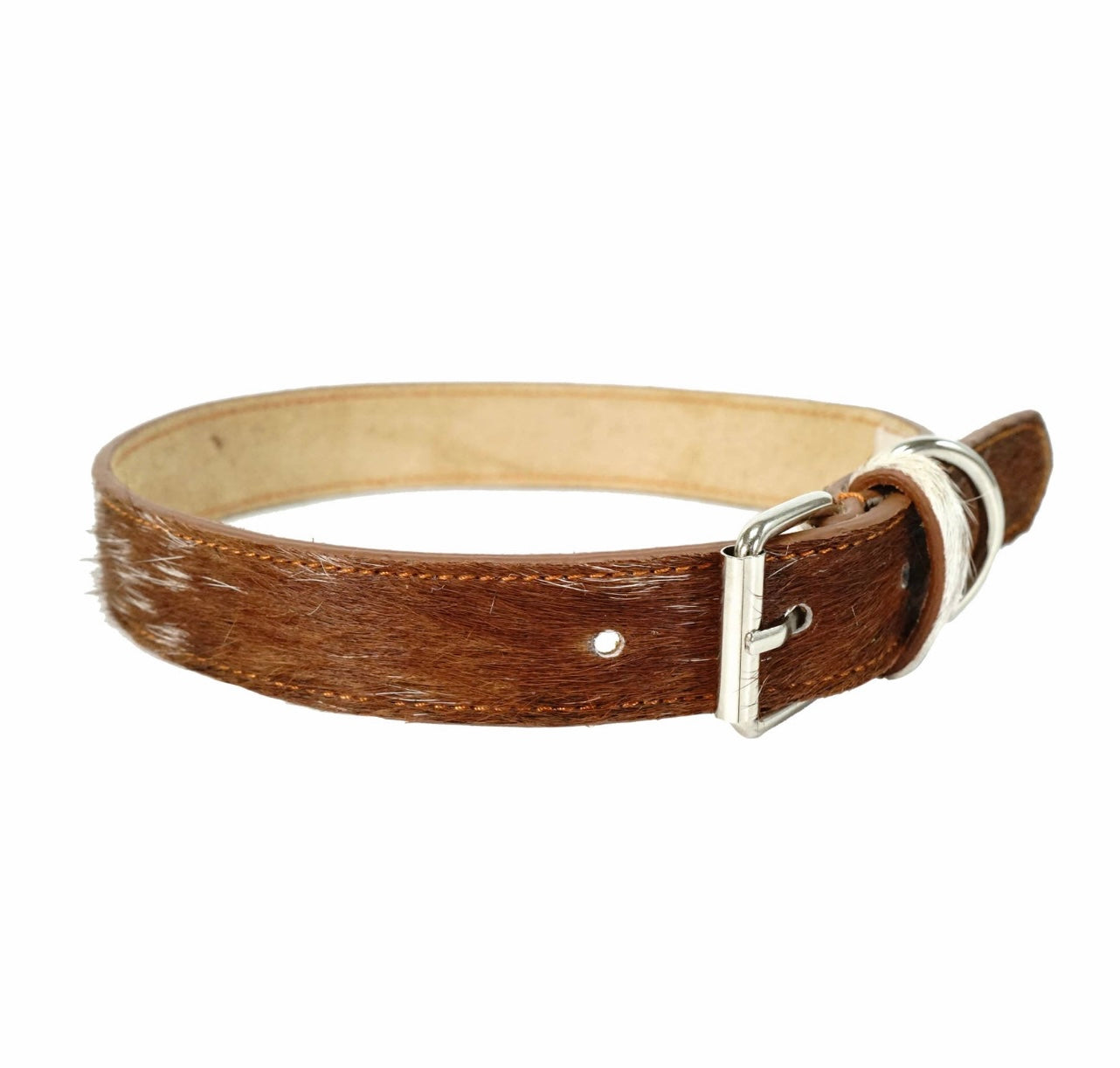 Cowhide Leather Dog Collar